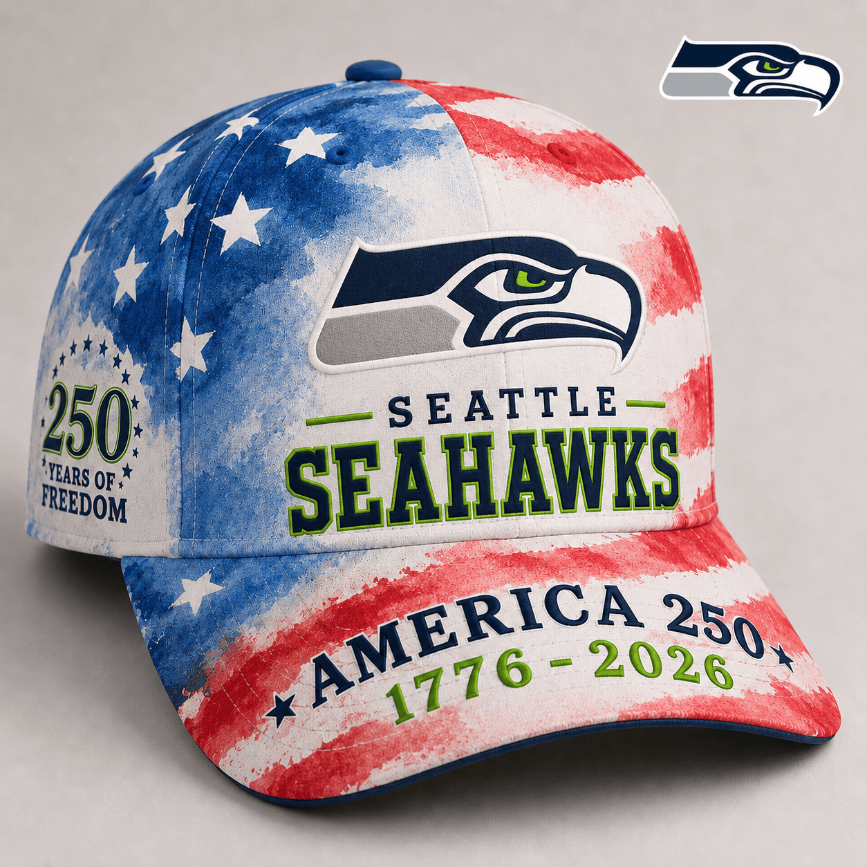 SS Premium NFL 250 Years Of Freedom Cap DDT 090626 NTL