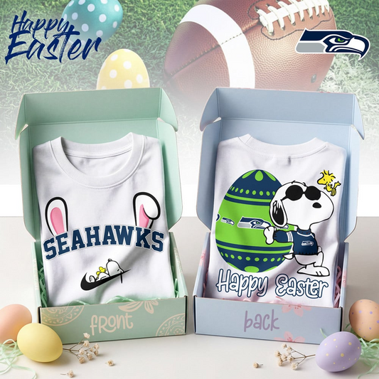 SS Premium NFL Happy Snoopy Easter T-shirt DDT NTL