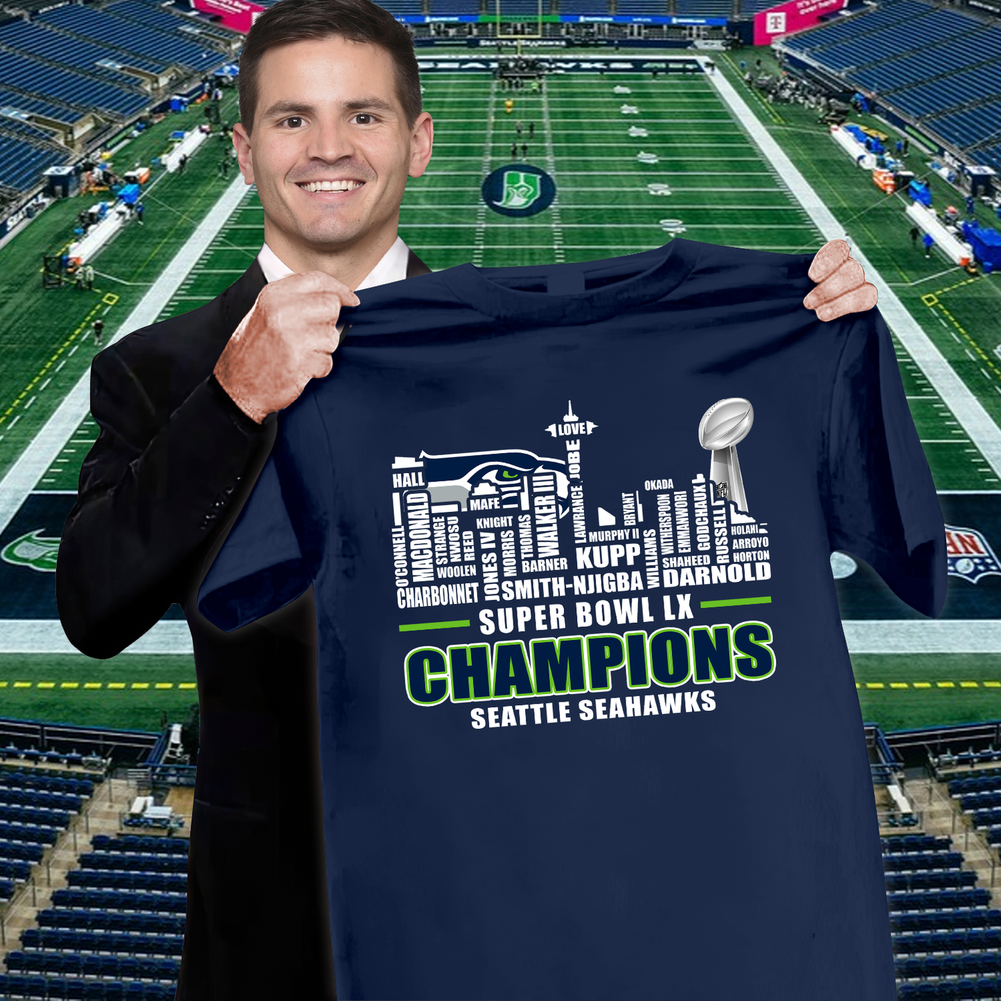 SS Super Bowl LX Champions V7 Shirt DDT NTL