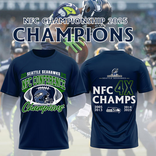 SS x NFL 2025 NFC Conference Champions Shirt DDT NTL