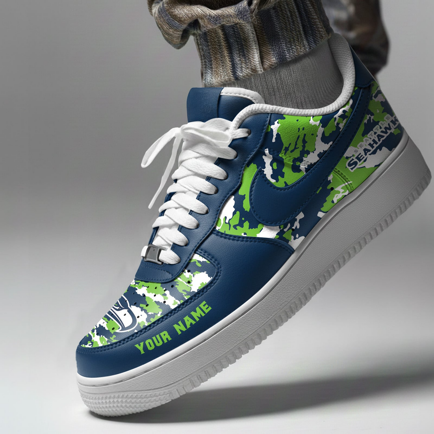 SS x NFL Premium Camo AF1 Sneakers DDT CTND