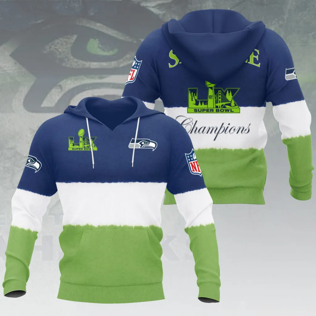 SS x NFL Super Bowl LX Champions V13 3D Shirt DDT NTL