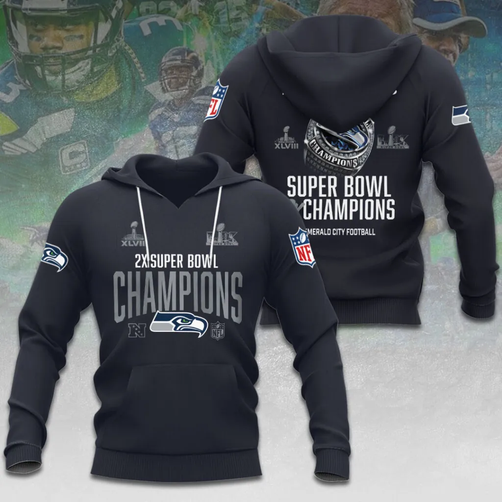 SS x NFL Super Bowl LX Champions V24 3D Shirt DDT NTL