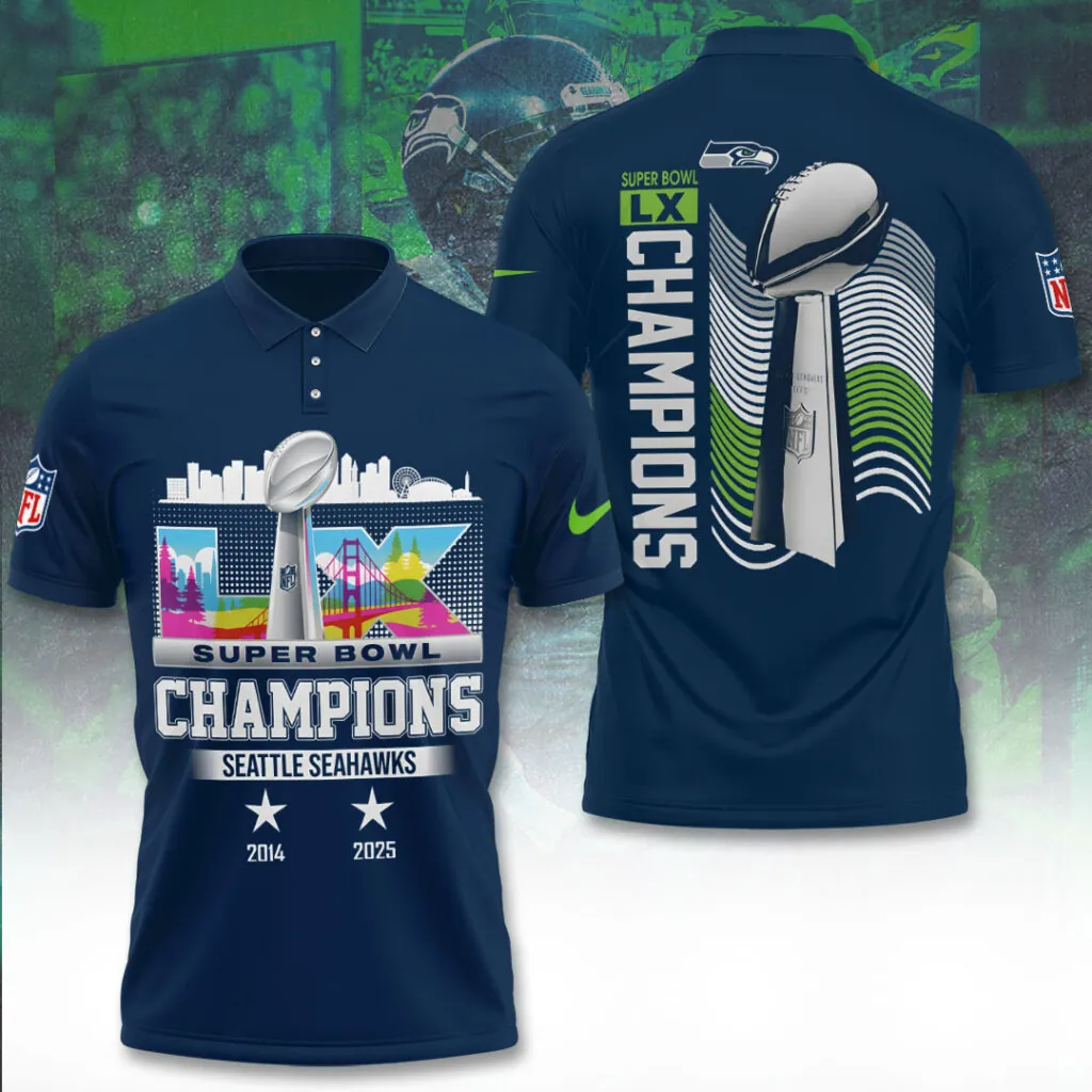SS x NFL Super Bowl LX Champions V39 3D Shirt DDT NTL