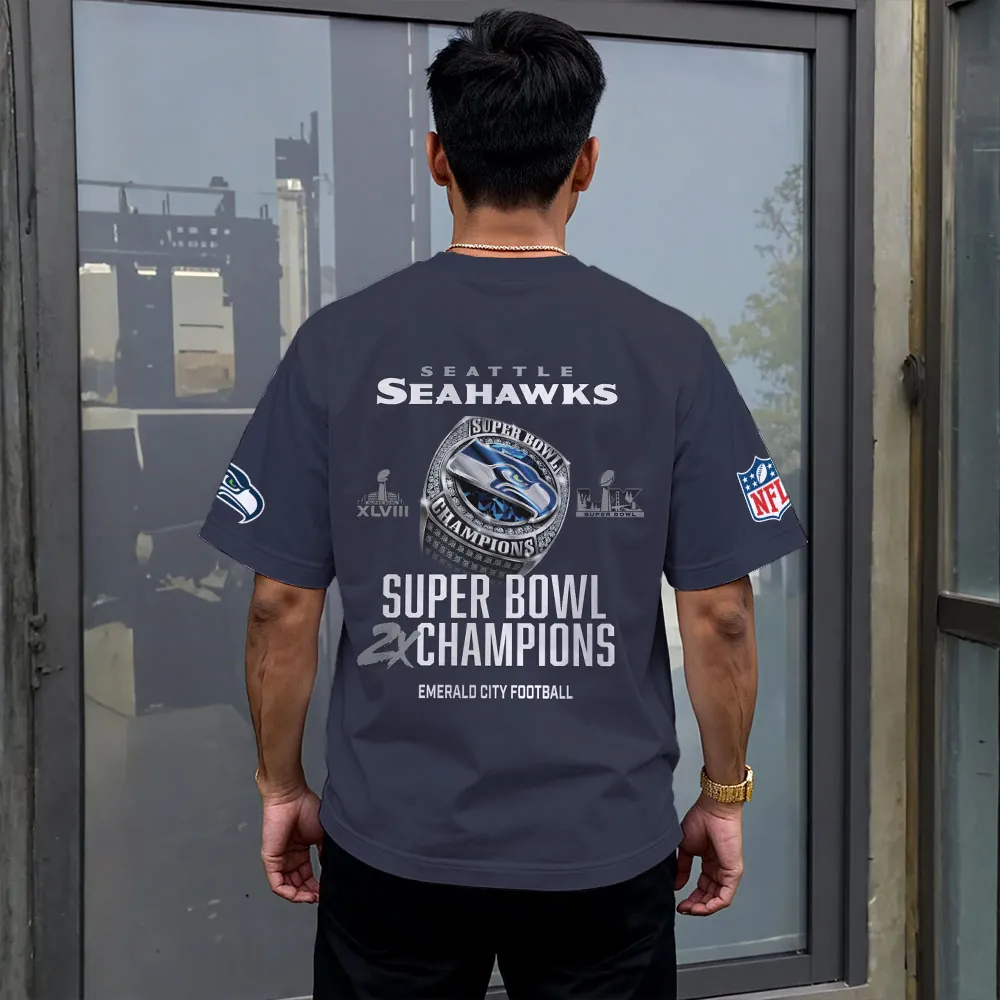 SS x NFL Super Bowl LX Champions V46 3D Shirt DDT NTL