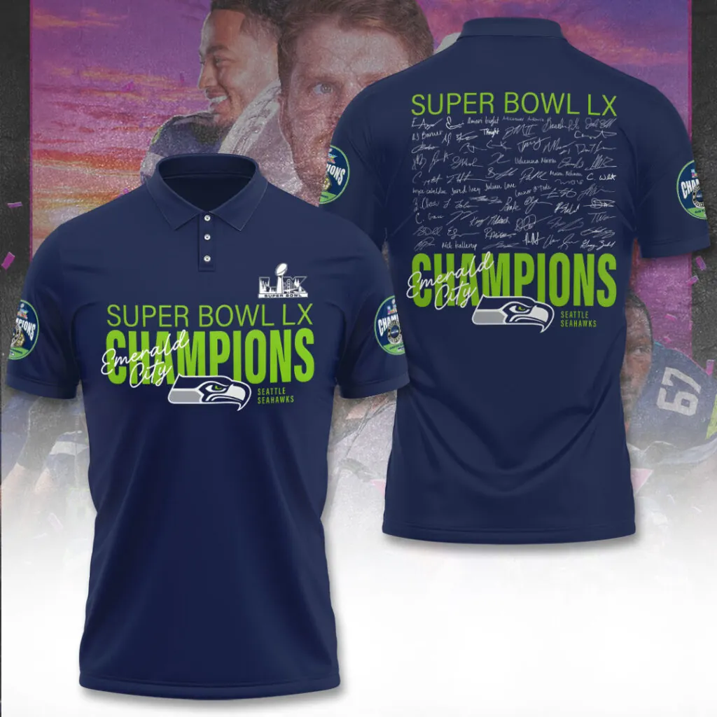 SS x NFL Super Bowl LX Champions V47 3D Shirt DDT NTL