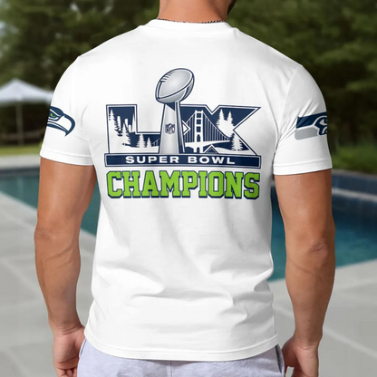 SS x NFL Super Bowl LX Champions V5 3D Shirt DDT NTL