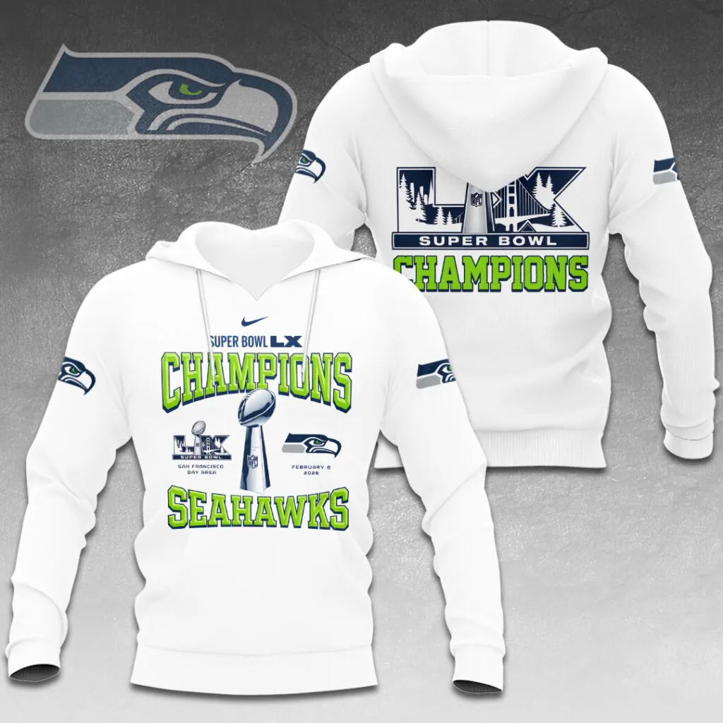 SS x NFL Super Bowl LX Champions V5 3D Shirt DDT NTL