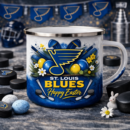 STL X NHL Easter-themed enamel mug 0703 NAK NHT