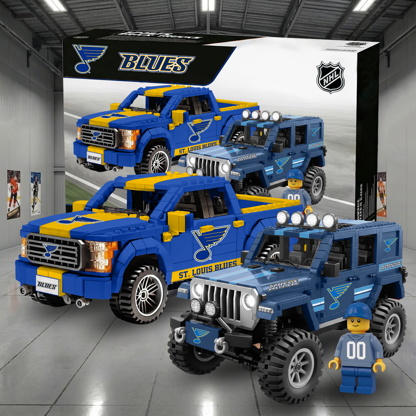 NHL Team Off-Road Vehicles and Hockey Racing Trucks V1 NAK NHT