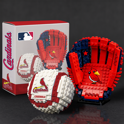 MLB Teams Baseball Glove & Ball Building Block Set NDT TDT 291125