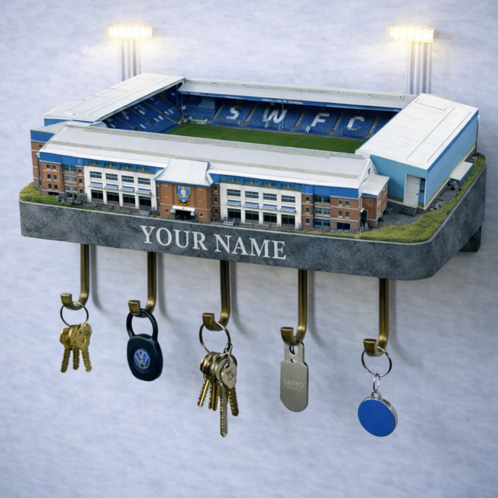 SW Stadium Premium EFL Wood Key Hanger DDT NTL