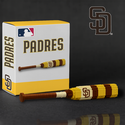 MLB Teams Baseball Bat Building Block Set DDT NTL
