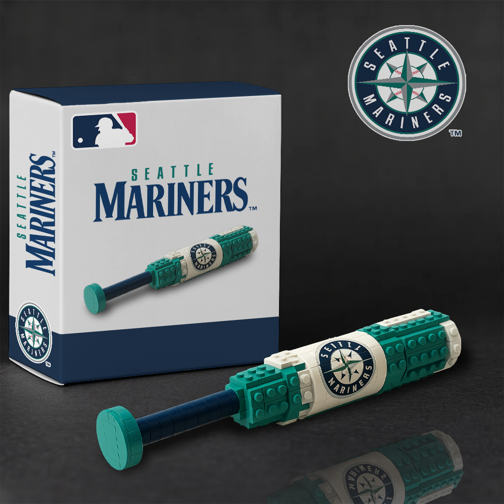 MLB Teams Baseball Bat Building Block Set DDT NTL