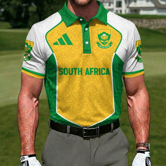 South Africa x World Cup 2026 Classic Polo Shirt DDT NTL