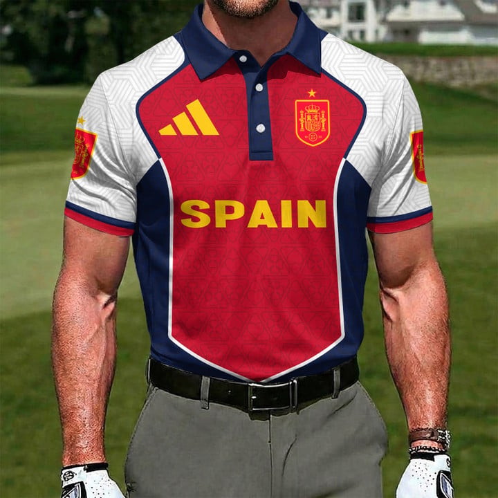 Spain x World Cup 2026 Classic Polo Shirt DDT NTL