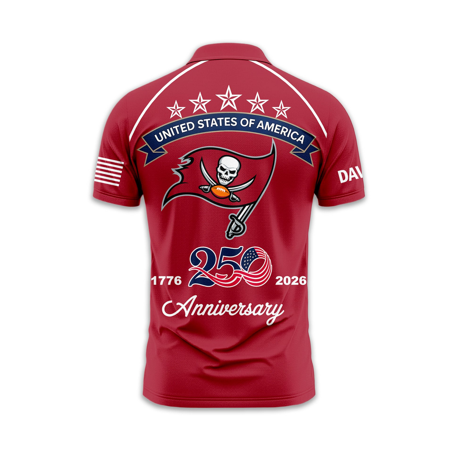 TBB Premium NFL American Semiquincentennial Polo Shirt 010726