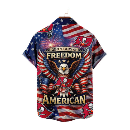 TBB x NFL America 250th Anniversary Eagles Hawaiian Shirt 090626