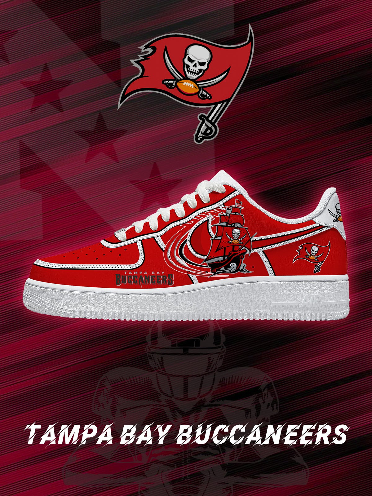 TBB x NFL Luxury AF1 Sneakers 200626