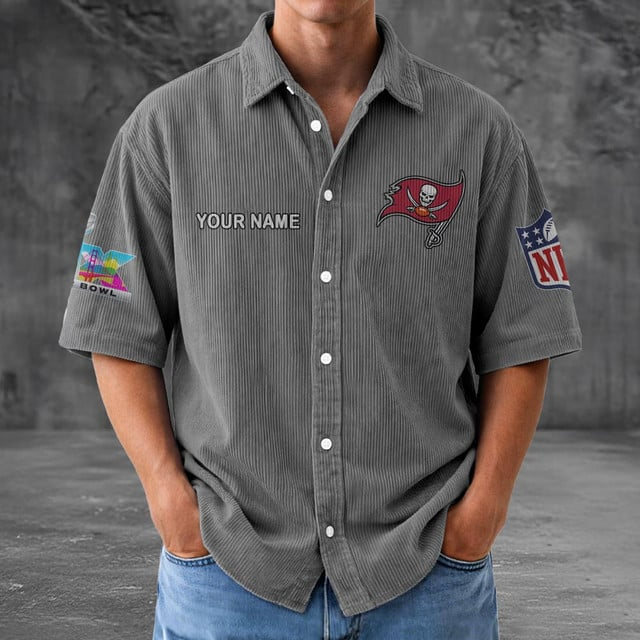 TBB x NFL Men Seersucker Button Shirt DDT NTL