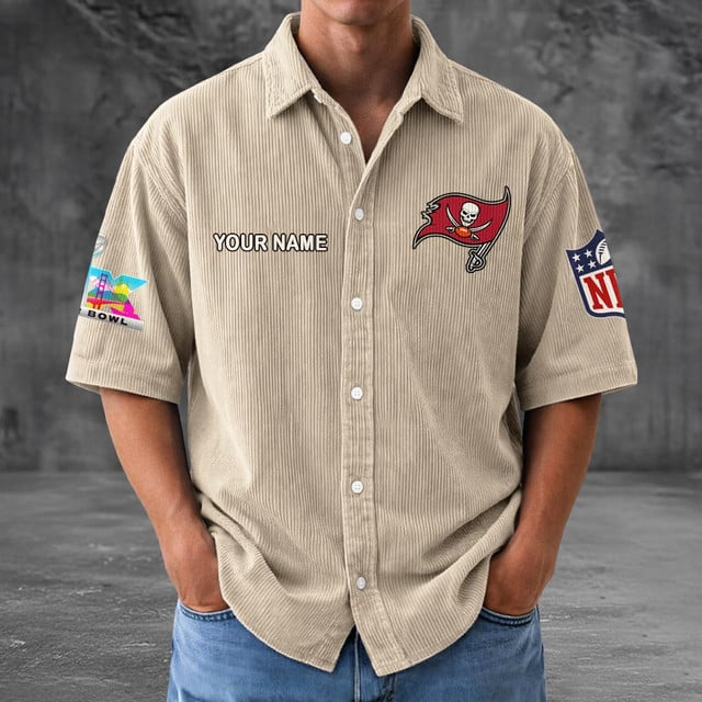 TBB x NFL Men Seersucker Button Shirt DDT NTL