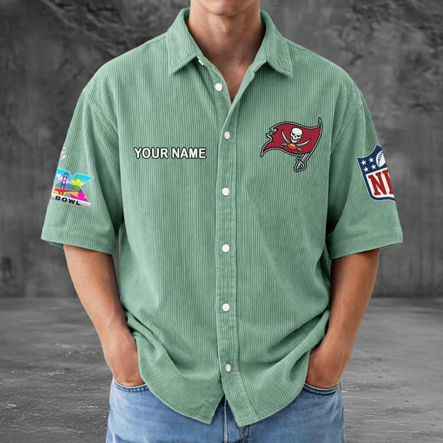 TBB x NFL Men Seersucker Button Shirt DDT NTL