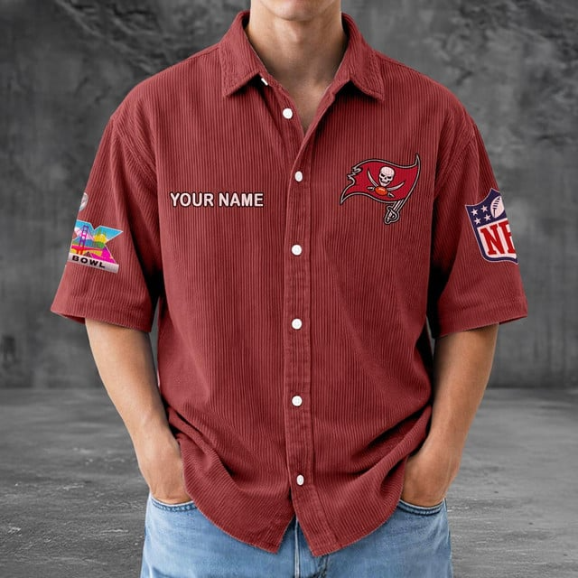 TBB x NFL Men Seersucker Button Shirt DDT NTL