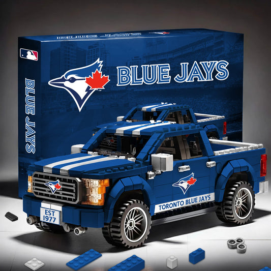 TBJ x MLB 3D Racing Truck Model Building Block Set 0112 V1 NAK NHM