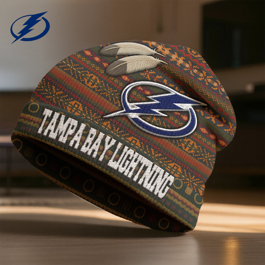 TBL Premium NHL Feathered Beanie Hat DDT CTND