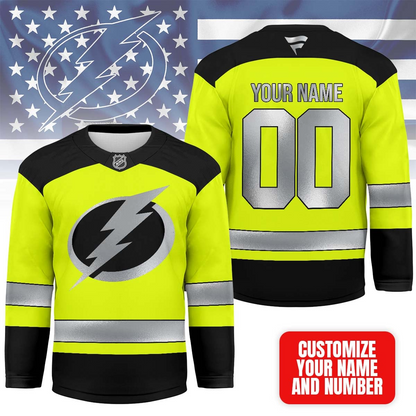 TBL Premium NHL Hi-Vis Safety Hockey Jersey DDT CTND
