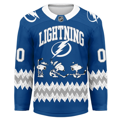 TBL Premium NHL Snoopy Personalized Hockey Jersey DDT CTND