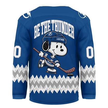 TBL Premium NHL Snoopy Personalized Hockey Jersey DDT CTND