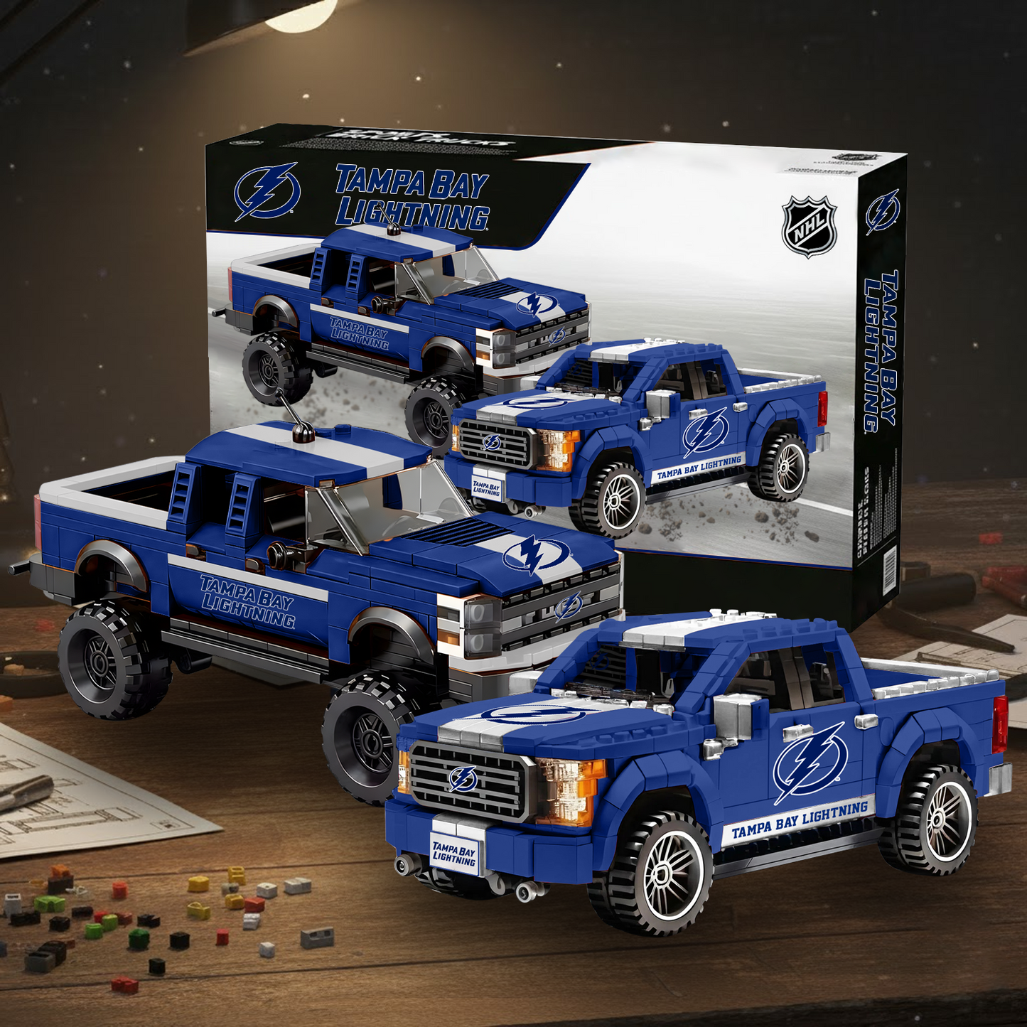 NHL Raptor Pickup Truck and Hockey Racing Trucks V1 NAK NHT