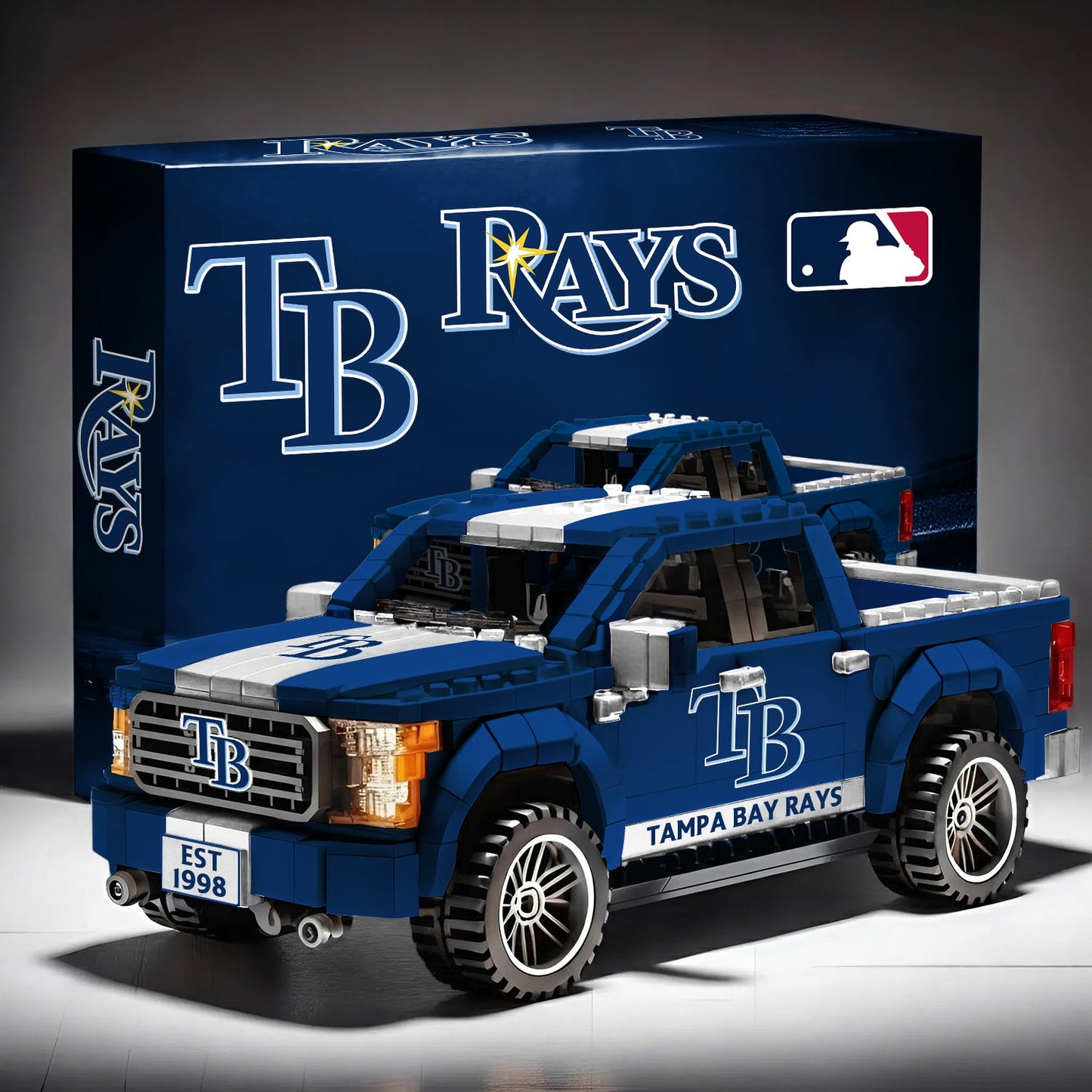 MLB 3D Racing Truck Model Building Block Set V1 NAK NHM