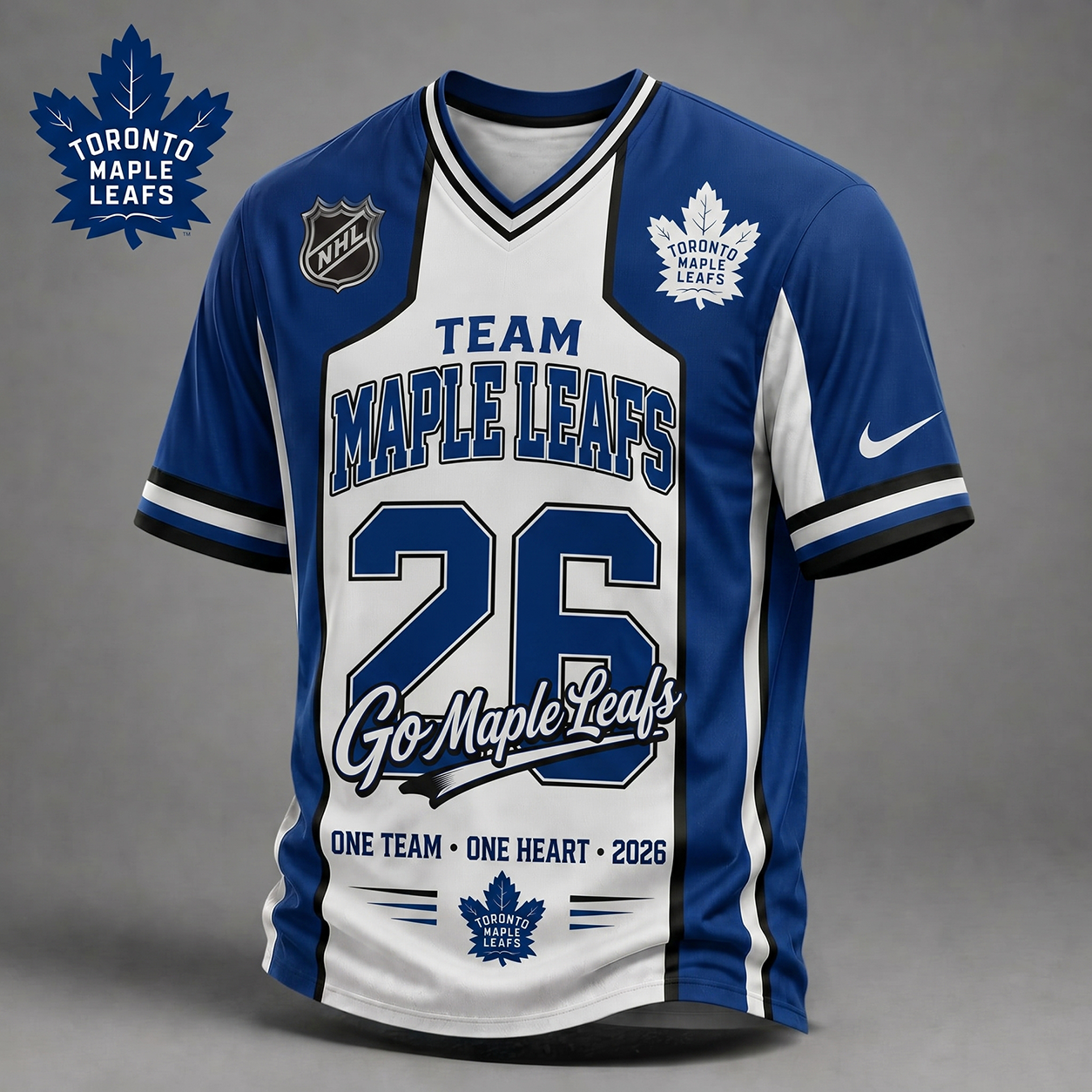 TML Premium NHL Team Pride V-Neck Jersey DDT  010626 HLPHUONG