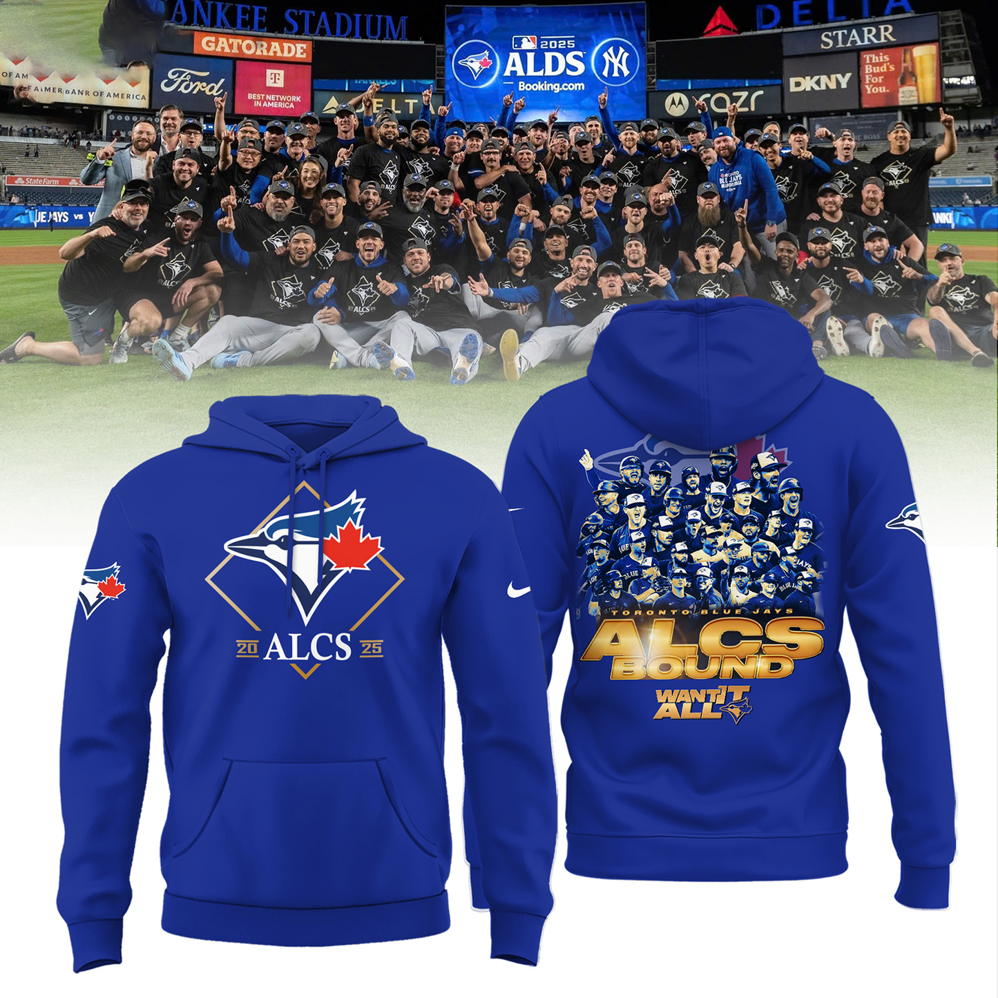 TOR X MLB American League Champions Limited Edition Hoodies V8 DATND THUONGNH