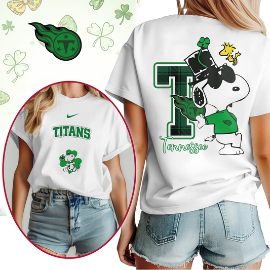 TT Premium NFL Snoopy St. Patricks Day Shirt DDT NTL
