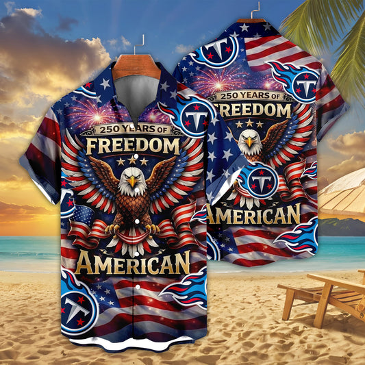 TT x NFL America 250th Anniversary Eagles Hawaiian Shirt 090626