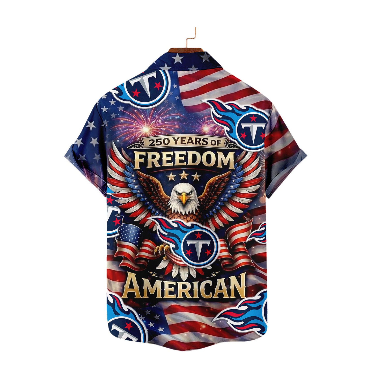 TT x NFL America 250th Anniversary Eagles Hawaiian Shirt 090626