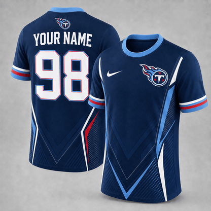 TT x NFL Custom Name Number Personalized Athletic T-Shirt