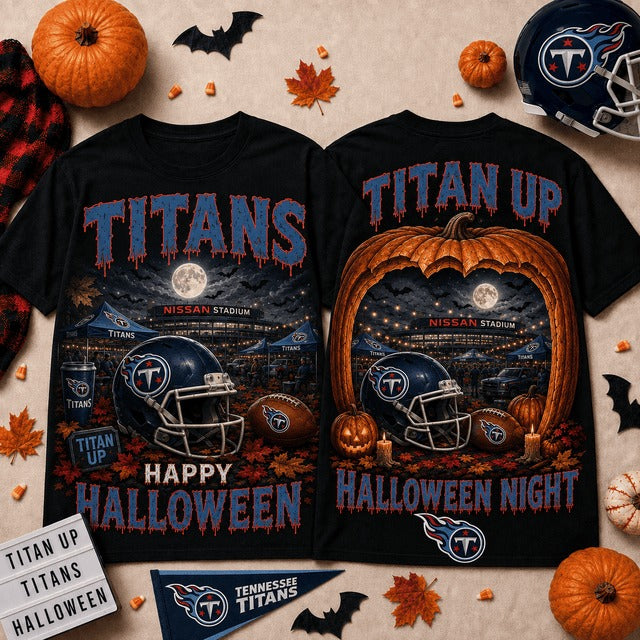 TT x NFL Halloween Custom Name T Shirt Gift For Fan