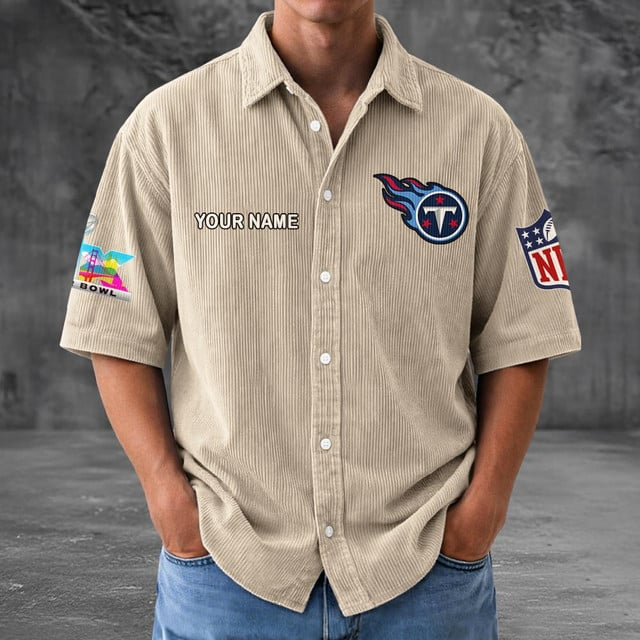 TT x NFL Men Seersucker Button Shirt DDT NTL