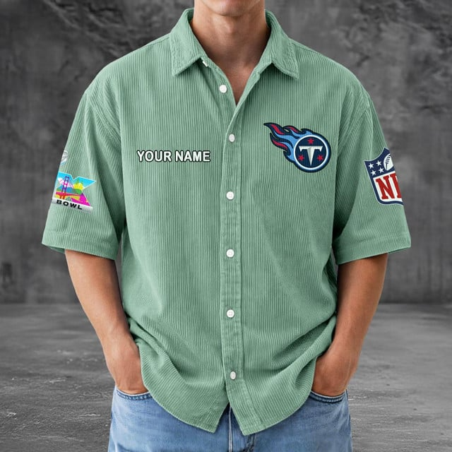 TT x NFL Men Seersucker Button Shirt DDT NTL
