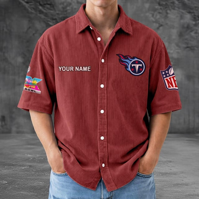 TT x NFL Men Seersucker Button Shirt DDT NTL