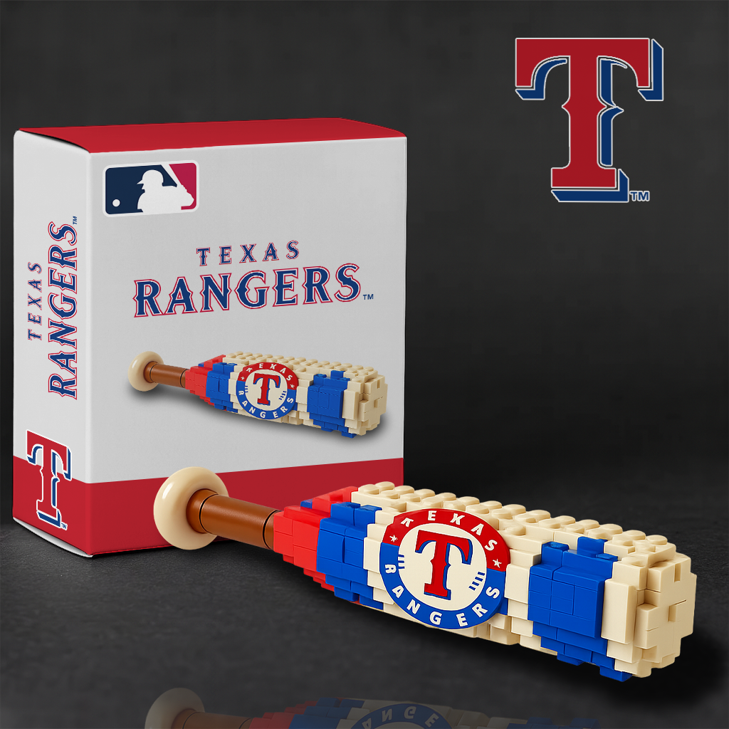 MLB Teams Baseball Bat Building Block Set DDT NTL