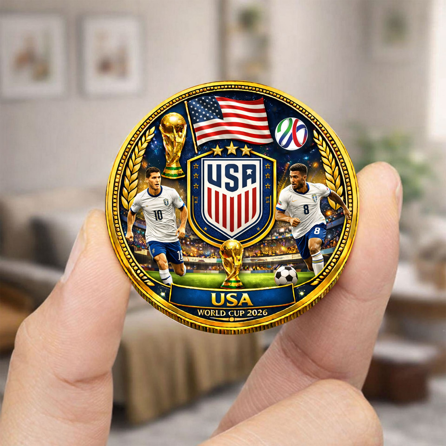 The USA Premium World Cup Commemorative Coin DDT CTND