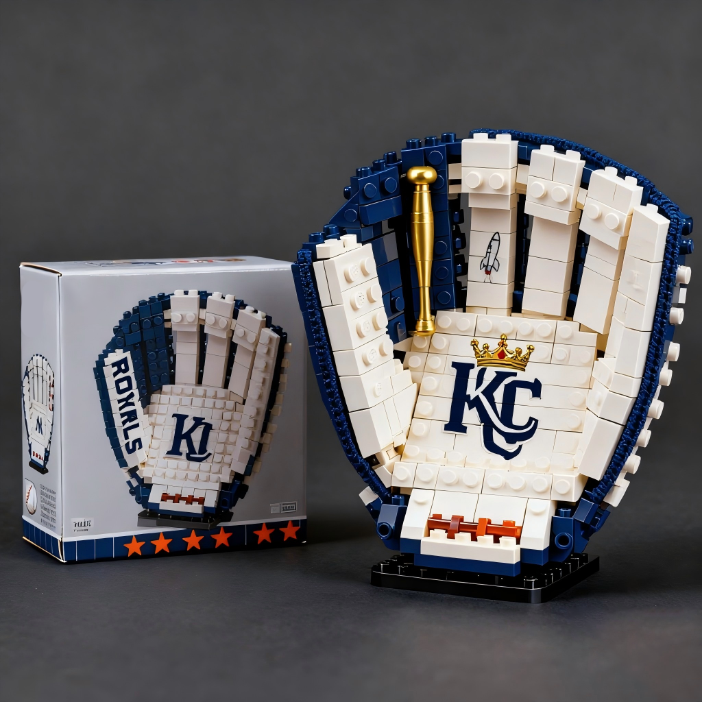 MLB Teams Baseball Glove Building Block Set DDT NTL