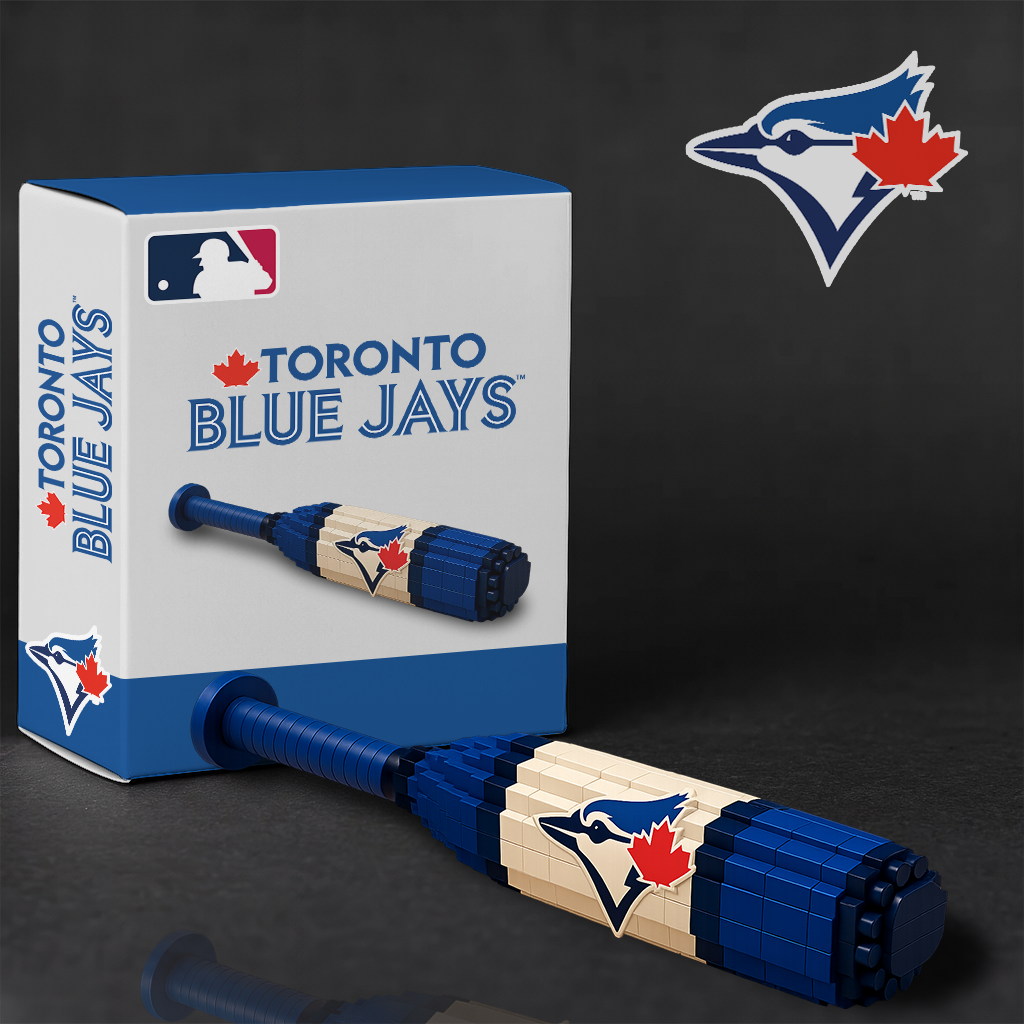 MLB Teams Baseball Bat Building Block Set DDT NTL