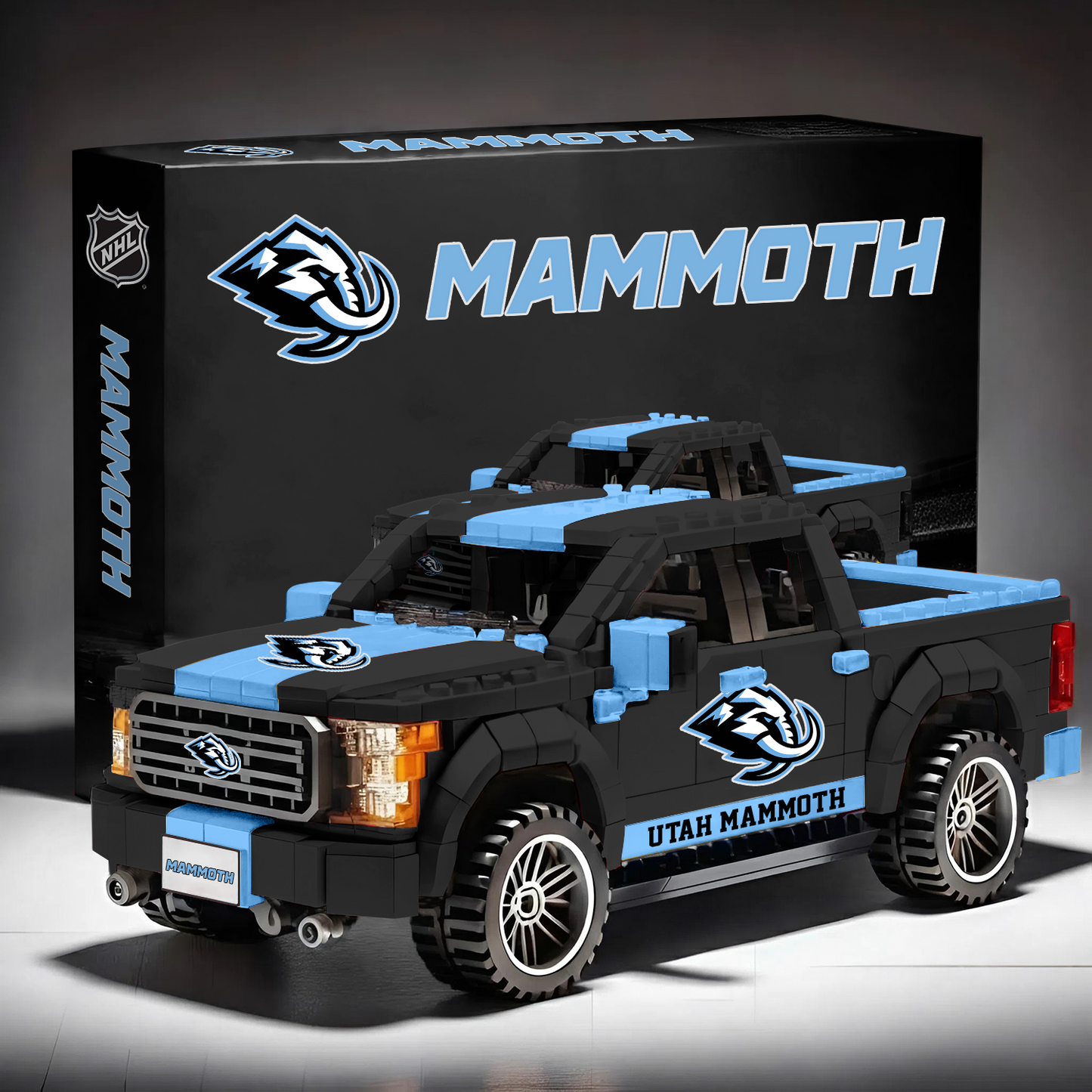 NHL 3D Racing Truck Model Building Block Set V1 NAK NHT