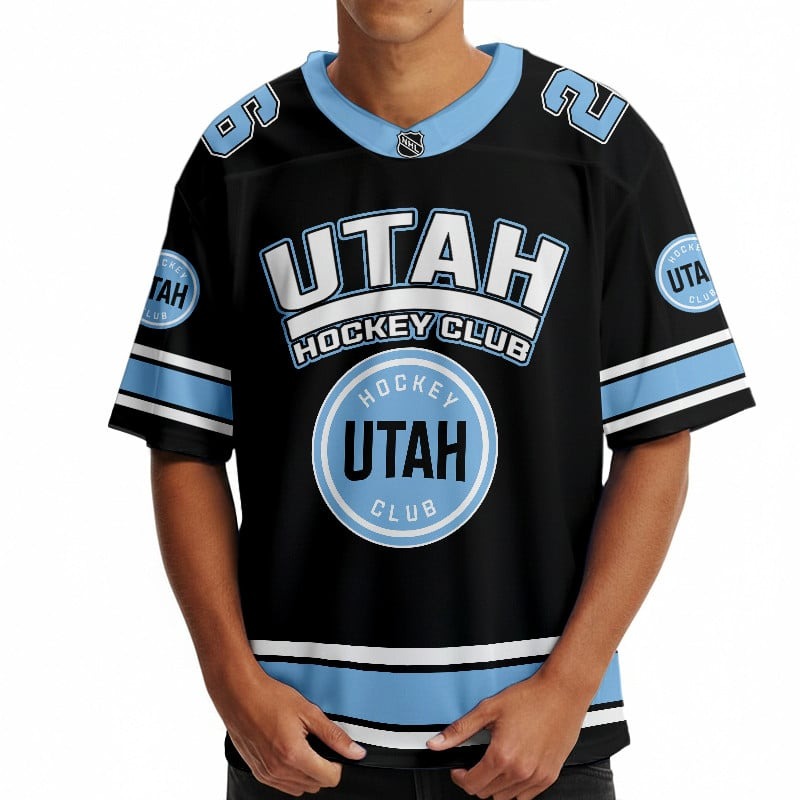 UM x Hockey Ice Short Sleeves Jersey Shirt Custom Any Number Gift DDT TTTZ